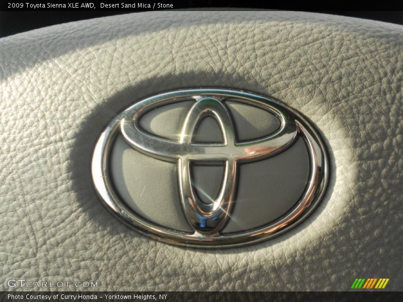 Desert Sand Mica / Stone 2009 Toyota Sienna XLE AWD