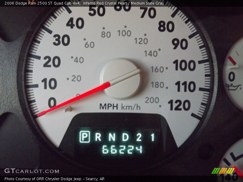 Inferno Red Crystal Pearl / Medium Slate Gray 2006 Dodge Ram 2500 ST Quad Cab 4x4