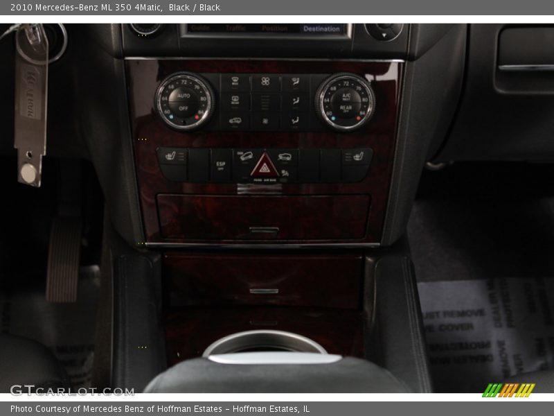 Black / Black 2010 Mercedes-Benz ML 350 4Matic