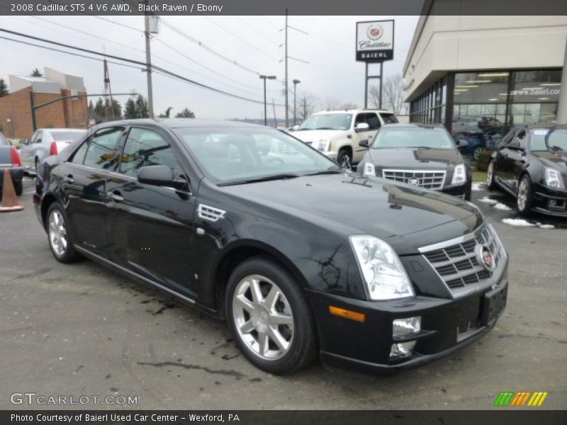 Black Raven / Ebony 2008 Cadillac STS 4 V6 AWD