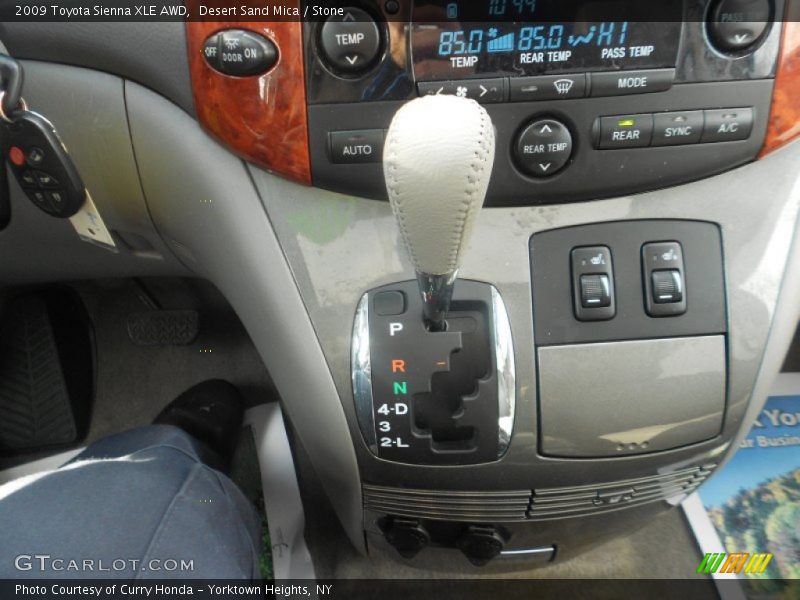 Desert Sand Mica / Stone 2009 Toyota Sienna XLE AWD
