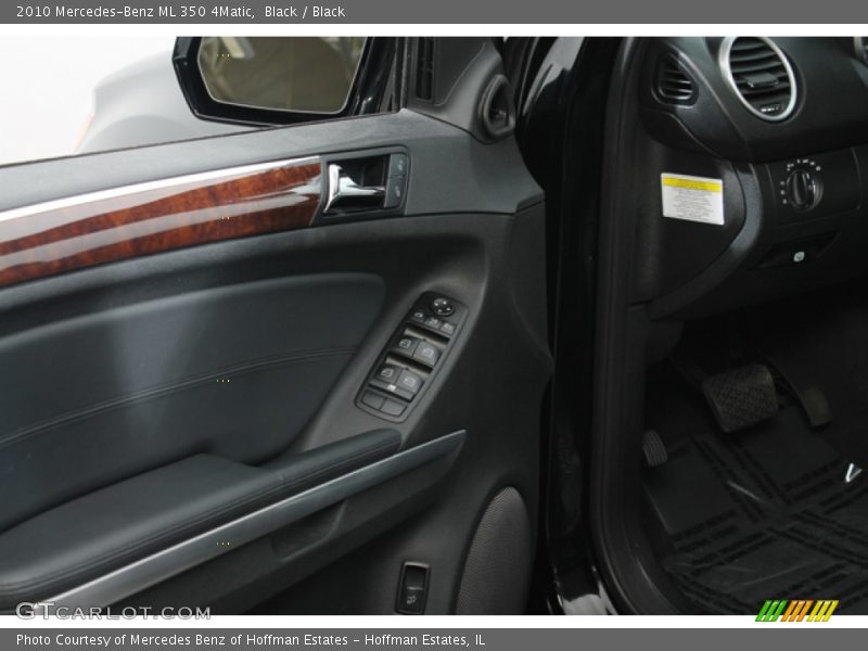 Black / Black 2010 Mercedes-Benz ML 350 4Matic