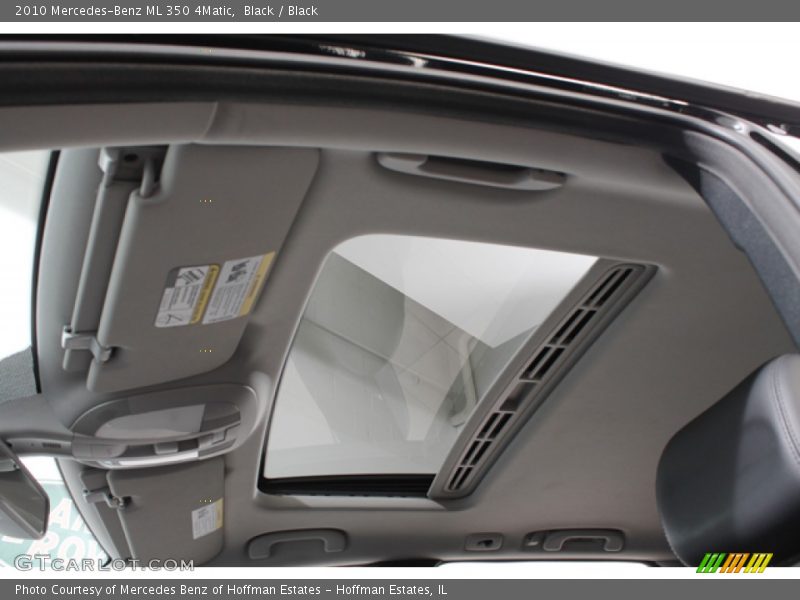 Black / Black 2010 Mercedes-Benz ML 350 4Matic
