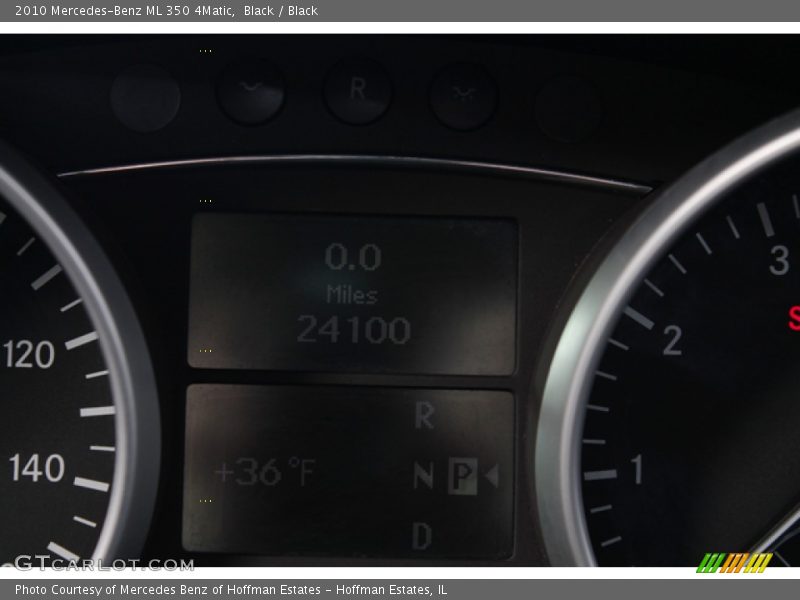 Black / Black 2010 Mercedes-Benz ML 350 4Matic