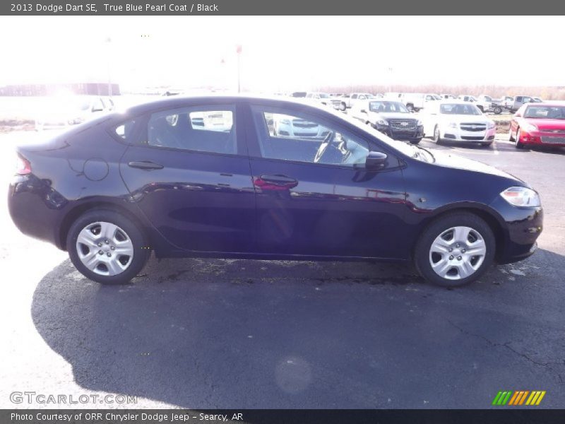 True Blue Pearl Coat / Black 2013 Dodge Dart SE