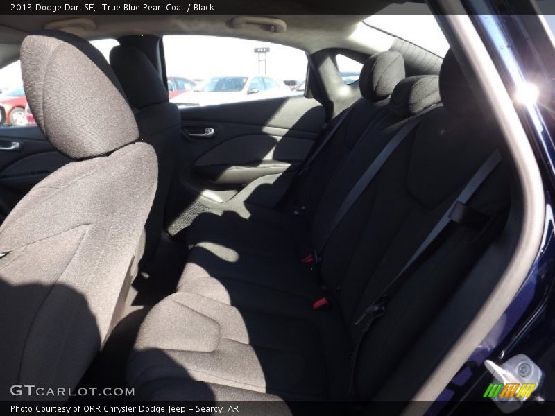 True Blue Pearl Coat / Black 2013 Dodge Dart SE