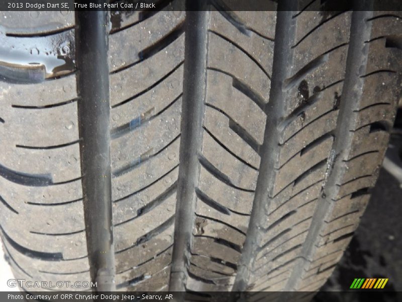 True Blue Pearl Coat / Black 2013 Dodge Dart SE