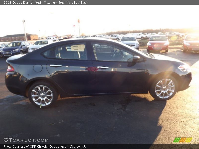 Maximum Steel Metallic / Black 2013 Dodge Dart Limited