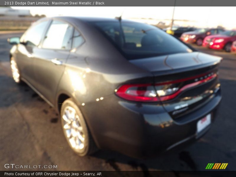 Maximum Steel Metallic / Black 2013 Dodge Dart Limited