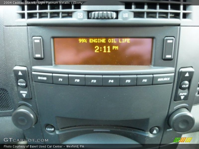 Controls of 2004 SRX V8