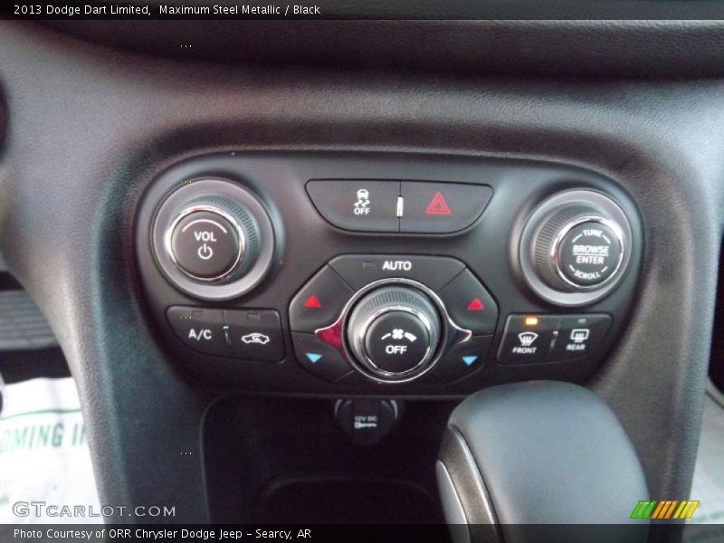 Maximum Steel Metallic / Black 2013 Dodge Dart Limited