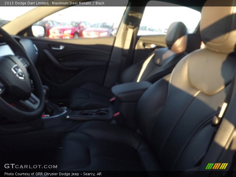 Maximum Steel Metallic / Black 2013 Dodge Dart Limited