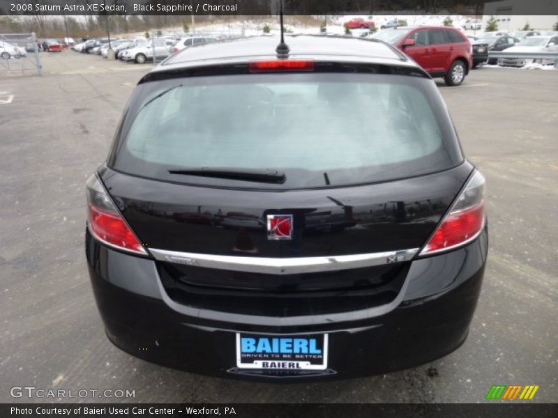 Black Sapphire / Charcoal 2008 Saturn Astra XE Sedan