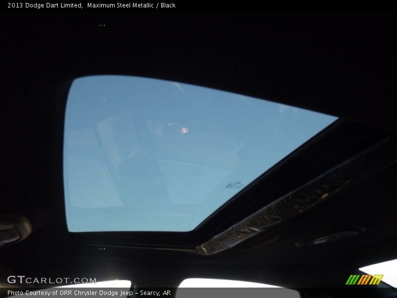 Maximum Steel Metallic / Black 2013 Dodge Dart Limited