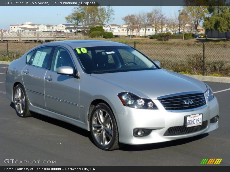 Liquid Platinum / Graphite 2010 Infiniti M 35 S Sedan