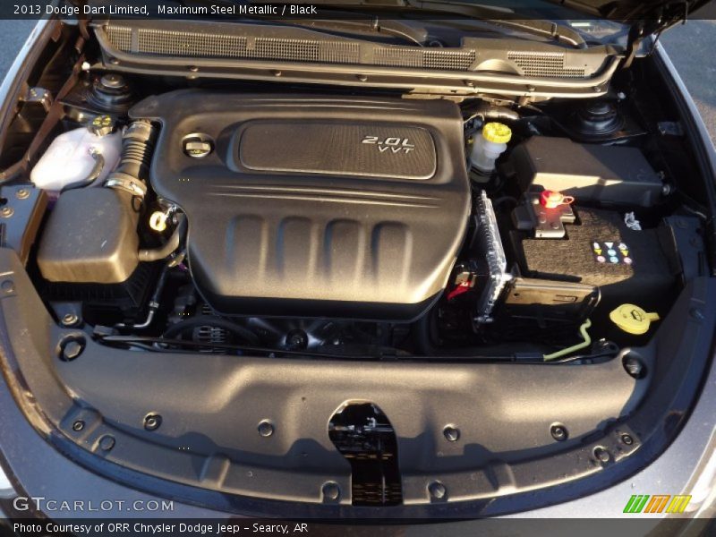Maximum Steel Metallic / Black 2013 Dodge Dart Limited