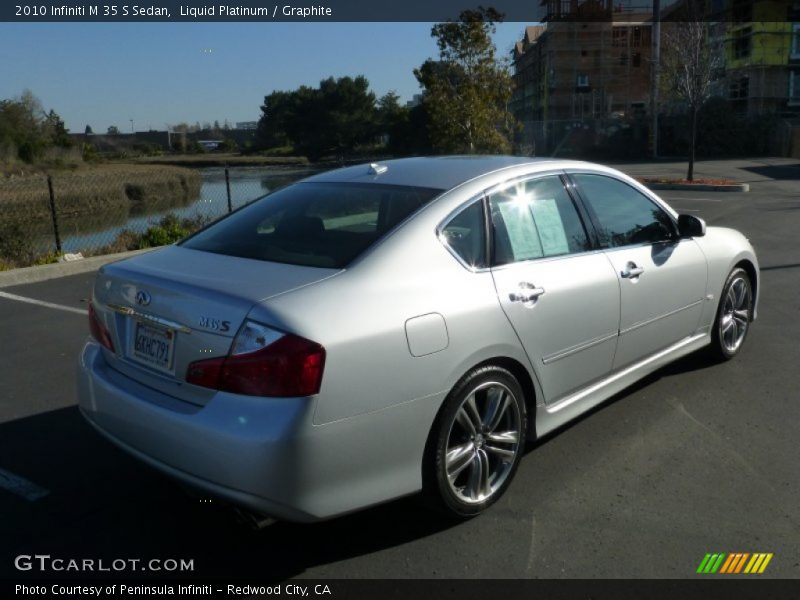 Liquid Platinum / Graphite 2010 Infiniti M 35 S Sedan