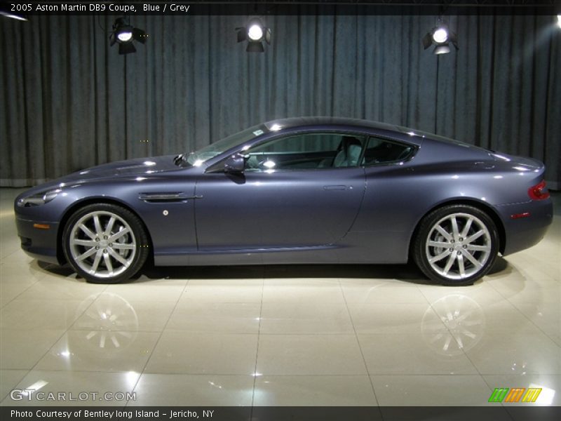 Blue / Grey 2005 Aston Martin DB9 Coupe