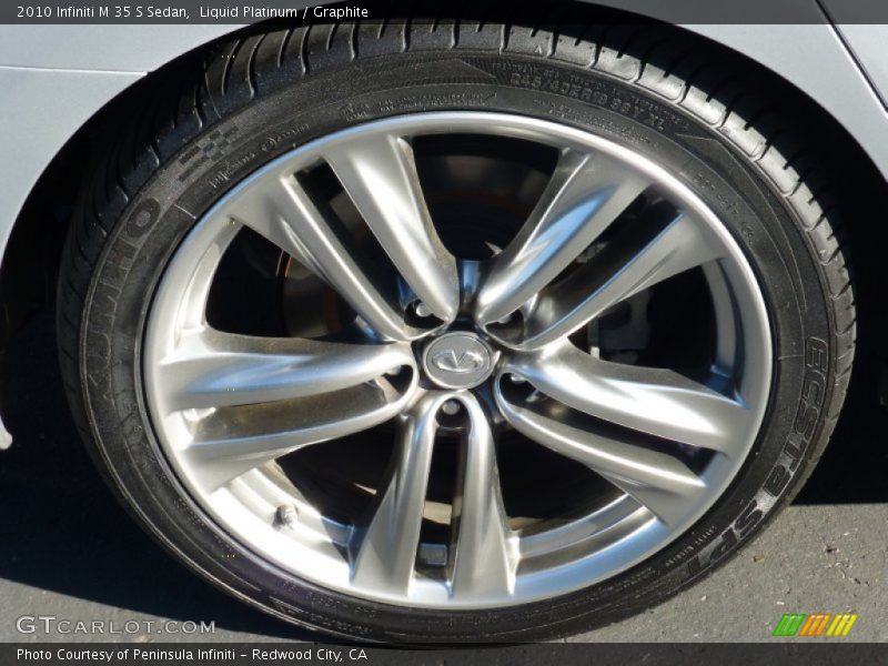 Liquid Platinum / Graphite 2010 Infiniti M 35 S Sedan