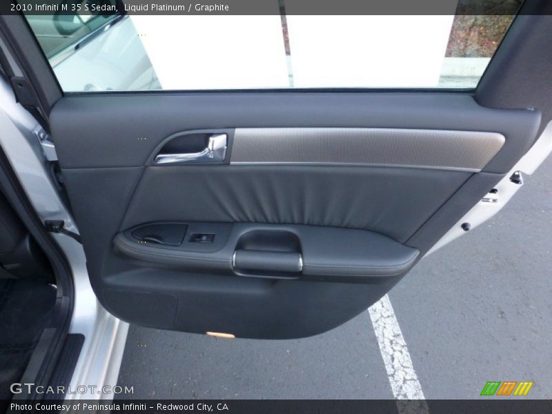 Liquid Platinum / Graphite 2010 Infiniti M 35 S Sedan