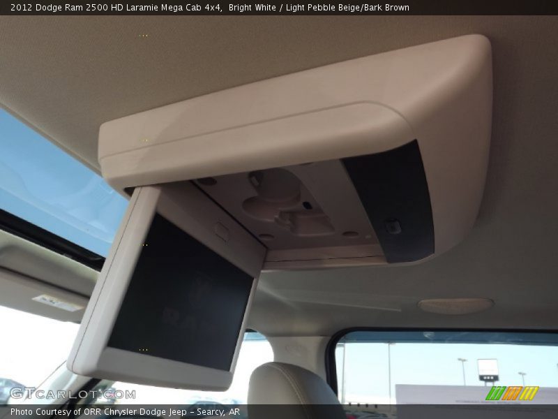 Bright White / Light Pebble Beige/Bark Brown 2012 Dodge Ram 2500 HD Laramie Mega Cab 4x4