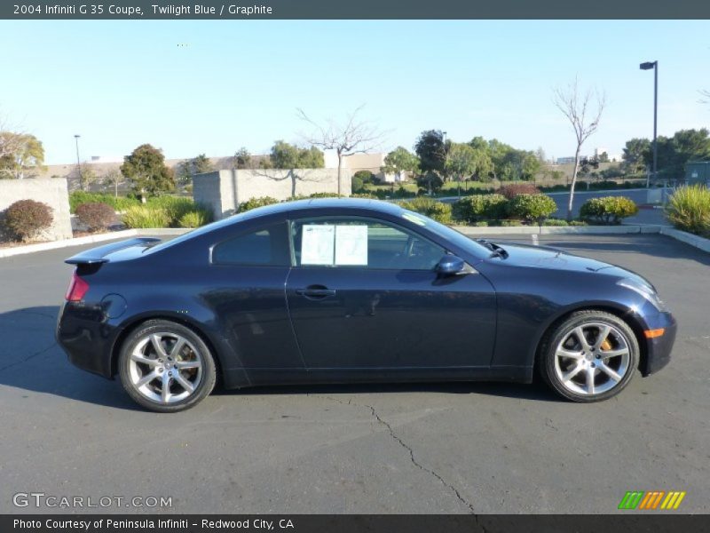 Twilight Blue / Graphite 2004 Infiniti G 35 Coupe