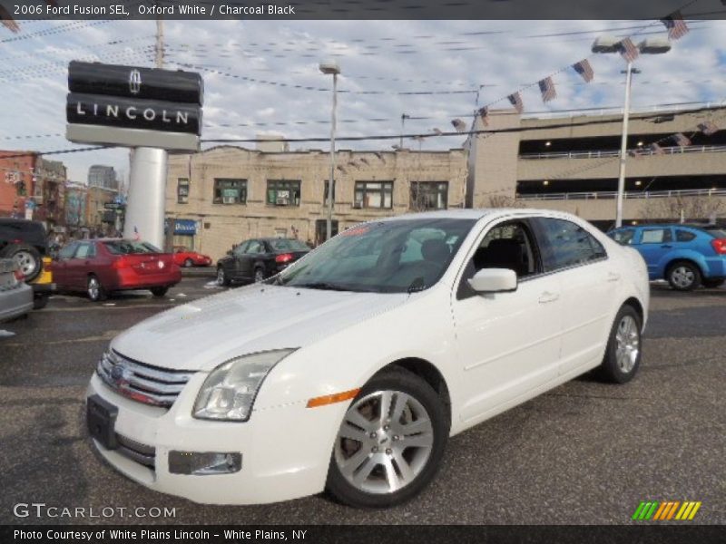 Oxford White / Charcoal Black 2006 Ford Fusion SEL