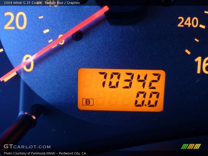 Twilight Blue / Graphite 2004 Infiniti G 35 Coupe
