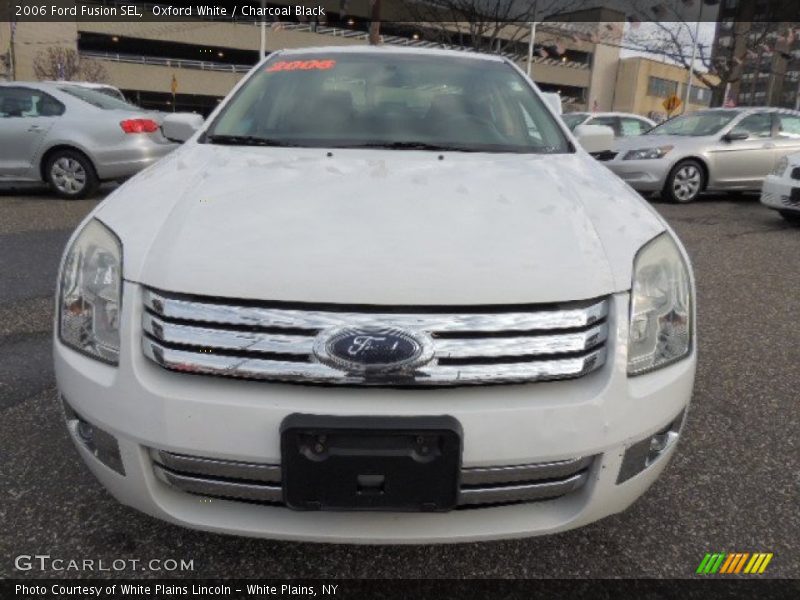 Oxford White / Charcoal Black 2006 Ford Fusion SEL