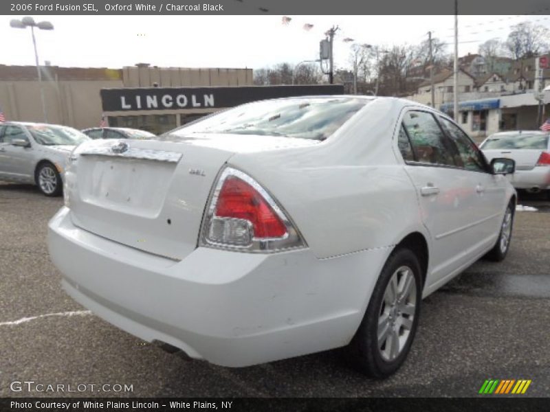 Oxford White / Charcoal Black 2006 Ford Fusion SEL