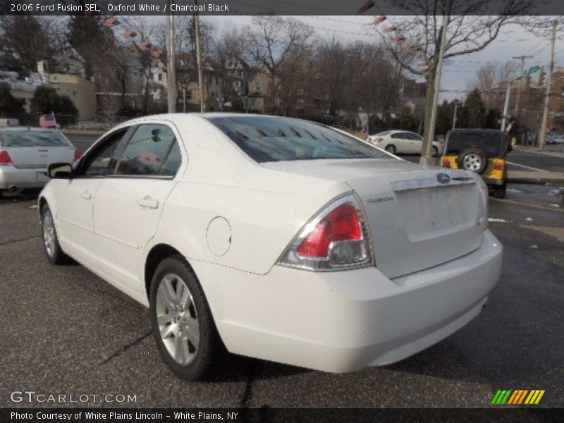 Oxford White / Charcoal Black 2006 Ford Fusion SEL