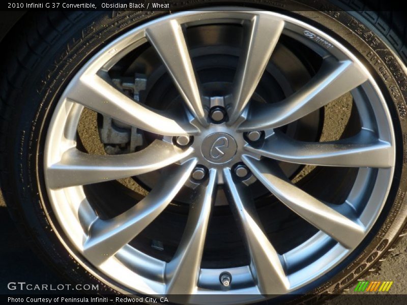 Obsidian Black / Wheat 2010 Infiniti G 37 Convertible