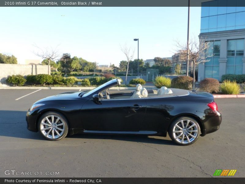 Obsidian Black / Wheat 2010 Infiniti G 37 Convertible