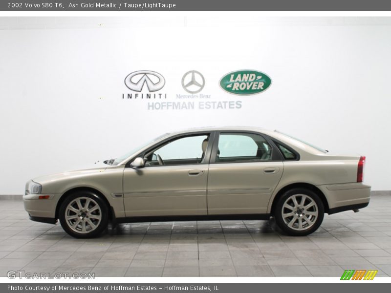 Ash Gold Metallic / Taupe/LightTaupe 2002 Volvo S80 T6