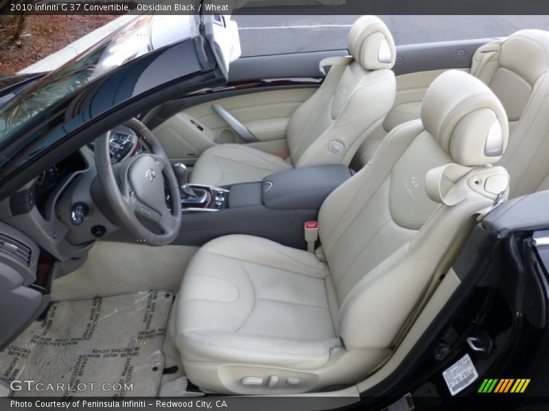Obsidian Black / Wheat 2010 Infiniti G 37 Convertible
