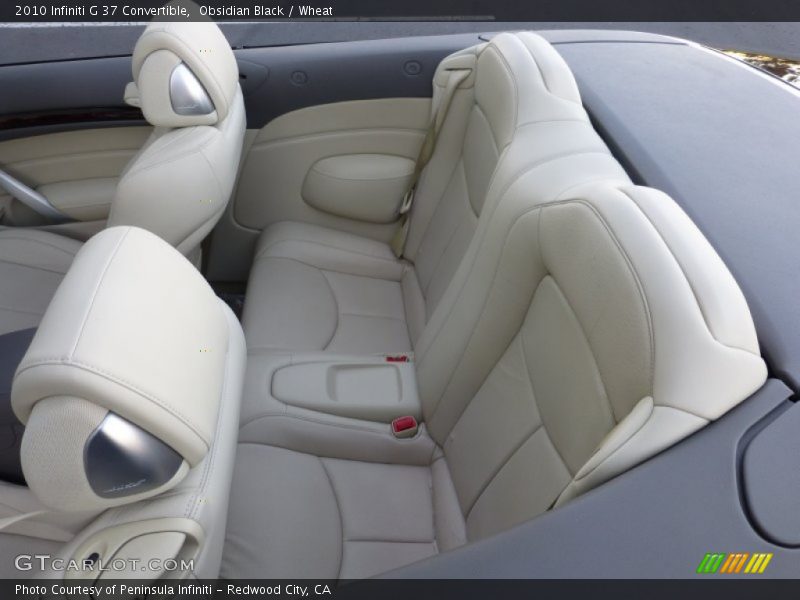 Obsidian Black / Wheat 2010 Infiniti G 37 Convertible