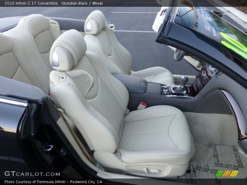 Obsidian Black / Wheat 2010 Infiniti G 37 Convertible