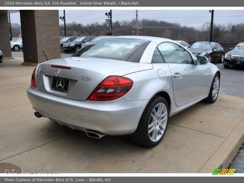 Iridium Silver Metallic / Black/Ash 2009 Mercedes-Benz SLK 300 Roadster