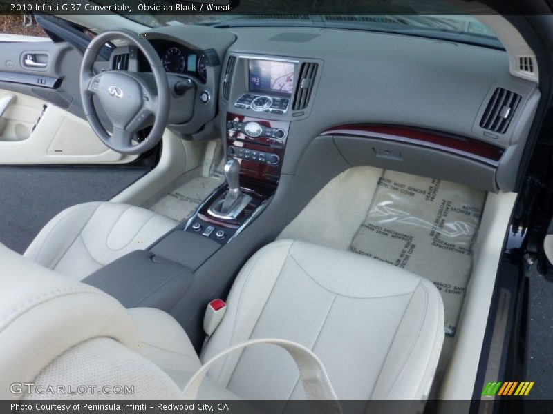 Obsidian Black / Wheat 2010 Infiniti G 37 Convertible
