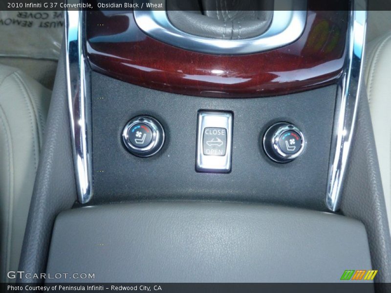 Obsidian Black / Wheat 2010 Infiniti G 37 Convertible