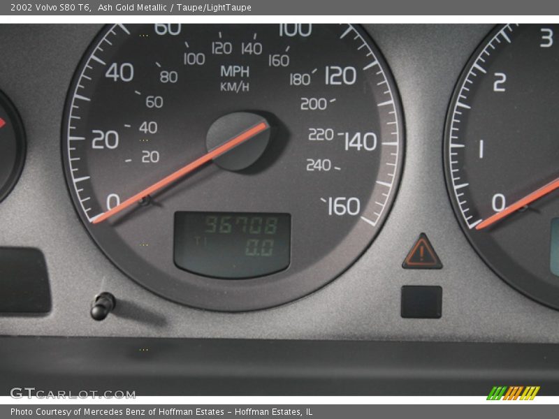 Ash Gold Metallic / Taupe/LightTaupe 2002 Volvo S80 T6