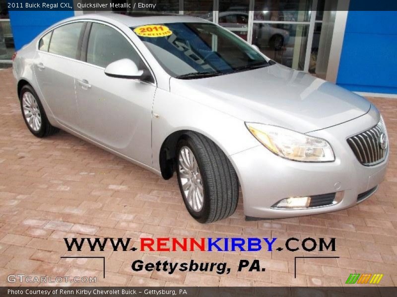 Quicksilver Metallic / Ebony 2011 Buick Regal CXL