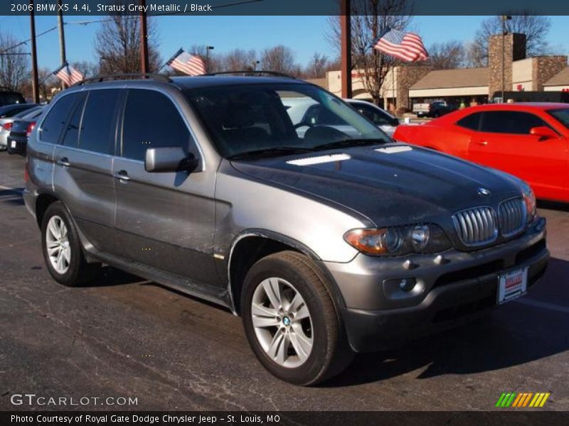 Stratus Grey Metallic / Black 2006 BMW X5 4.4i