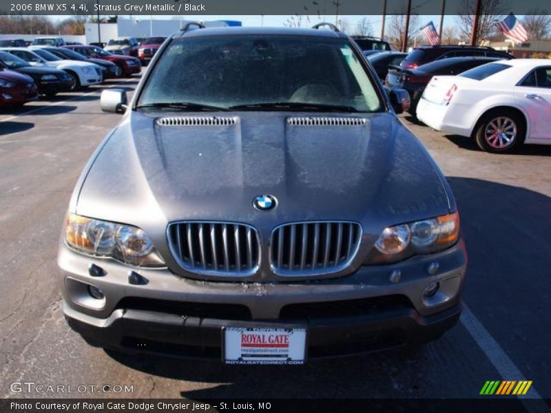 Stratus Grey Metallic / Black 2006 BMW X5 4.4i