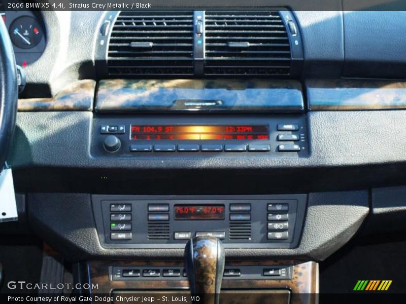 Stratus Grey Metallic / Black 2006 BMW X5 4.4i
