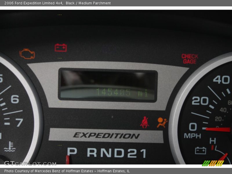 Black / Medium Parchment 2006 Ford Expedition Limited 4x4