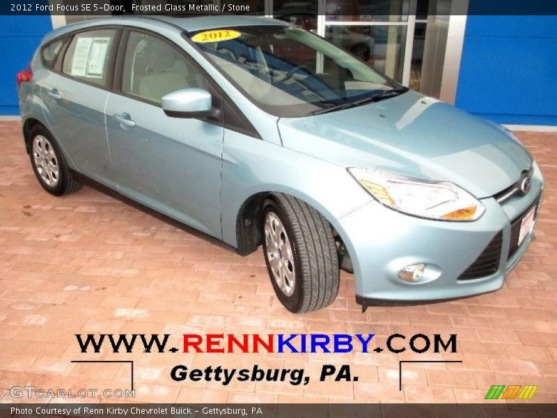 Frosted Glass Metallic / Stone 2012 Ford Focus SE 5-Door