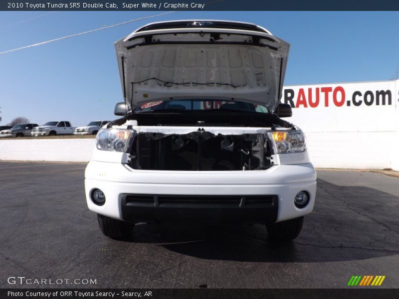 Super White / Graphite Gray 2010 Toyota Tundra SR5 Double Cab