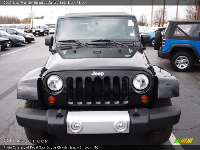 Black / Black 2012 Jeep Wrangler Unlimited Sahara 4x4