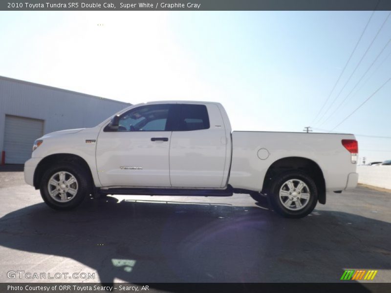 Super White / Graphite Gray 2010 Toyota Tundra SR5 Double Cab